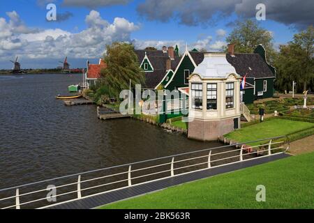 Zaanse Schans Historisches Dorf, Zaandam, Niederlande Stockfoto