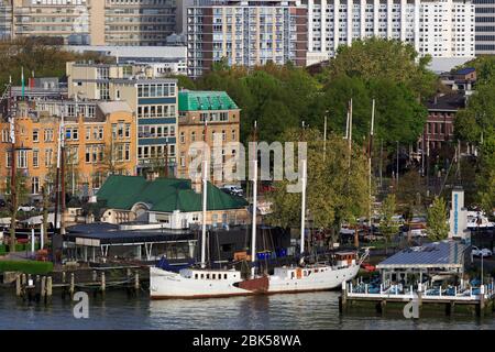 Bezirk Veerhaven, Rotterdam, Südholland, Niederlande, Europa Stockfoto