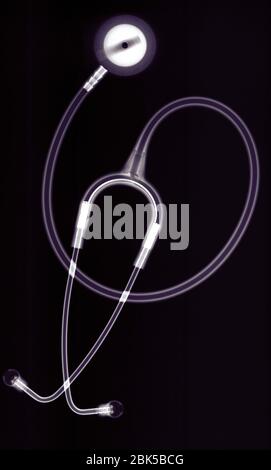 Stethoskop, x-ray. Stockfoto