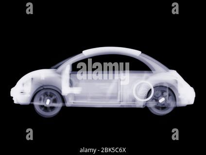 New Style Spielzeug VW Käfer, X-ray. Stockfoto