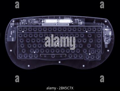 Computertastatur, Röntgen. Stockfoto