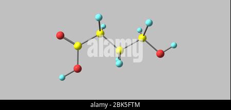 Hydroxybutyrinsäure oder GHB oder 4-Hydroxybutansäure ist ein natürlich vorkommender Neurotransmitter und ein psychoaktives Medikament. Es ist ein Vorläufer von GABA, glu Stockfoto
