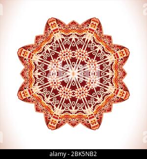Wunderschöne ethnische Ornamente. Handgezeichneter abstrakter Hintergrund. Stock Vektor