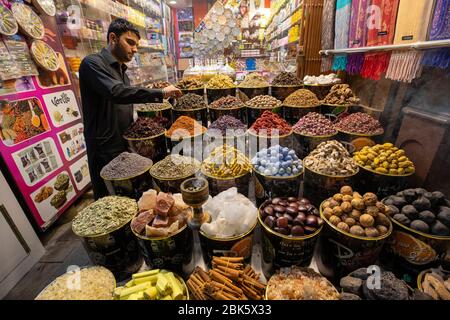 Dubai Spice Souk, Vereinigte Arabische Emirate Stockfoto