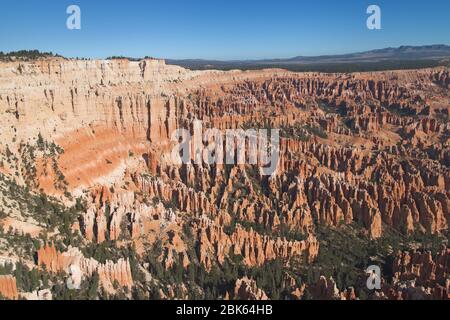 Bryce Canyon von Bryce Point, Bryce Canyon National Park, Utah, USA. Stockfoto