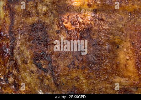 Schweinefleisch frisch gebacken zu feiern. Es werden nur Gäste erwartet. Stockfoto