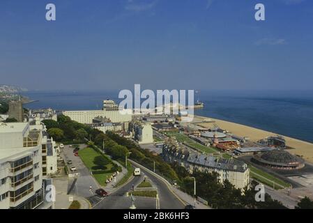 Rotunda Vergnügungspark, Marine Parade, Folkestone, Kent, England, Großbritannien, Großbritannien. Um die 1980er Jahre Stockfoto