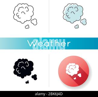 Symbol für Staub in der Luft Stock Vektor