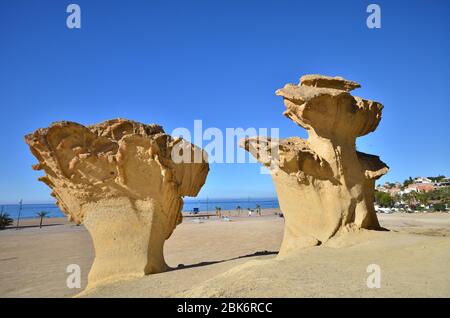 Bolnuevo, Costa de Mazarrón, Murcia, Spanien Stockfoto