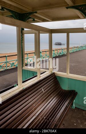 Die Straßen von Brighton während der Sperre für Covid-19 Stockfoto