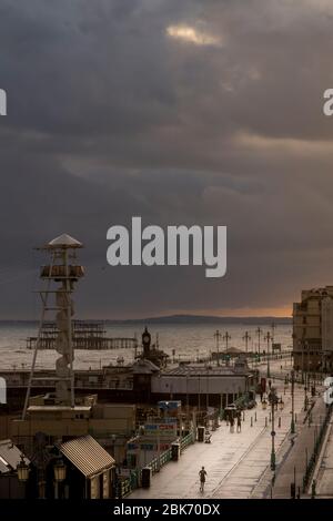 Die Straßen von Brighton während der Sperre für Covid-19 Stockfoto
