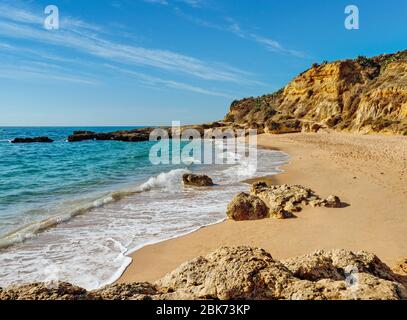 Praia dos Aveiros, Albufeira, Algarve Stockfoto
