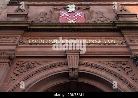 Architektur aus rotem Backstein viktorianisches Ornamental Klassische Tradition Cutlers Hall, 4 Warwick LN, London EC4M von Mr. T. Tayler Smith Stockfoto