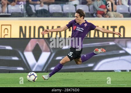 Florenz, Italien. Januar 2020. federico chiesa (fiorentina) während der italienischen Fußballsaison der Serie A des ACF Fiorentina, fußballspiel der italienischen Serie A in Florenz, Italien, Januar 01 2020 Quelle: Independent Photo Agency/Alamy Live News Stockfoto