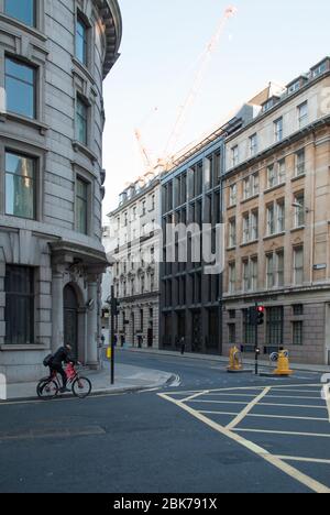 Architektur der 1970er Jahre Granit Grau Braun Fassade Elevation Brown Shipley & Co, Founders Court, Lothbury, London, EC2R von Fitzroy Robinson & Partners Stockfoto