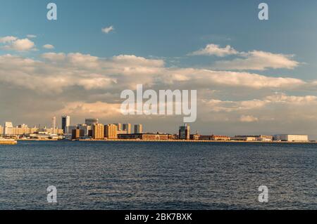 Hafen von Kobe, japanischer Seehafen in Kobe, Präfektur Hyogo, Japan Stockfoto