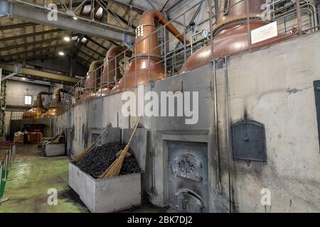 Nikka Distillery Inside, Hokkaido, Japan Stockfoto