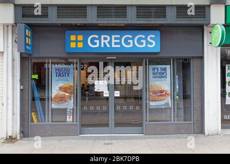 Greggs in der Oxford Street Stockfoto