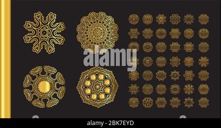Vector Vintage Muster im Eastern Style. Handgezeichnete verzierte Blume Stock Vektor
