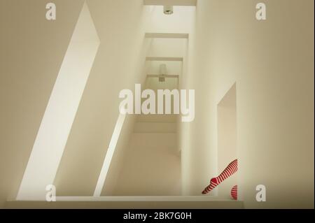 Surreal geschwungene Pastell kreativen Hintergrund Stockfoto