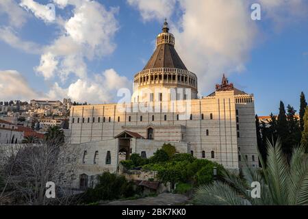 Basilika unserer Lieben Frau von der Verkündigung in Nazareth, Israel Stockfoto