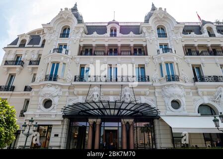 Hotel de Paris in Monte Carlo, Monaco, Europa Stockfoto