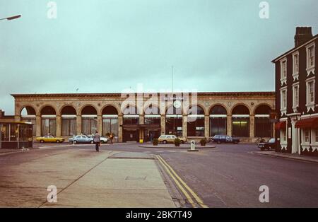 Bahnhof, 25. Juni 1981, Cambridge, Cambridgeshire, England, Großbritannien Stockfoto