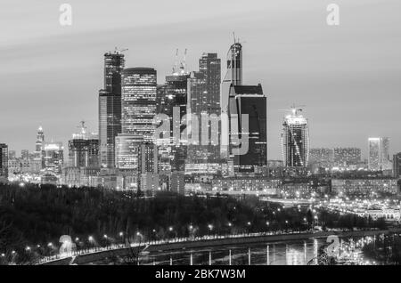 Internationales Business Center Moskau Stockfoto