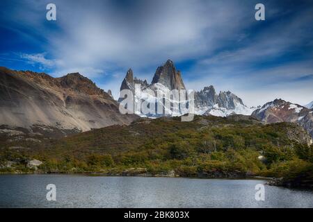 Mount Fitz Roy in Patagonia (Argentinien) Stockfoto