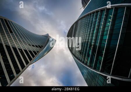 Internationales Business Center Moskau Stockfoto