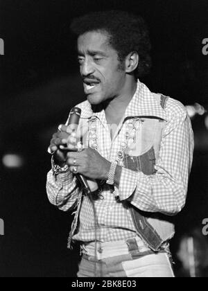 LONDON, GROSSBRITANNIEN. Juli 1974: Entertainer Sammy Davis Jr. in London. Foto © Paul Smith/Featureflash Stockfoto