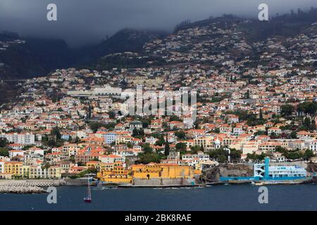 Sao Tiago Fort, Funchal, Madeira, Portugal, Europa Stockfoto