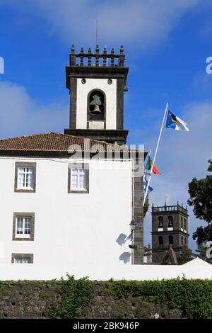 Rathaus, Ribeira Grande Insel Sao Miguel, Azoren, Portugal, Europa Stockfoto