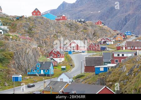 Sisimiut, Qeqqata Gemeinde, Grönland Stockfoto