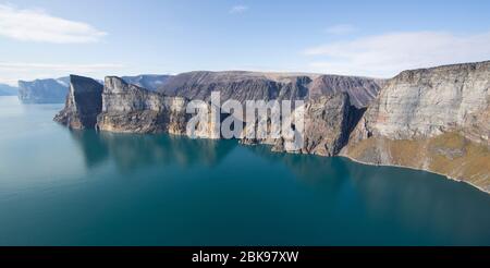 Baffin Island Panorama, Kanada Stockfoto