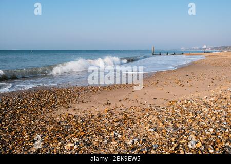 Southbourne,Bournemouth, UK-27. März 2020: Fotos von Southbourne Beach. Stockfoto