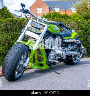 Christchurch, Dorset, UK-August, 18th,2019:Original handgefertigte Super Bike Stockfoto