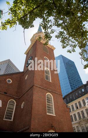 Boston, Massachusetts, USA-Juli, 13., 2018: National Historic Landmark & Original-Website der Boston Tea Party, hier nachgestellt jeden Dezember 16. Stockfoto