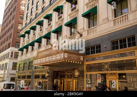 Boston,Massachusetts,USA-Juli, 13,2018:am Freedom Trail, Parker House ist ein historisches Hotel in Boston, Massachusetts. Das Original Parker House Hote Stockfoto