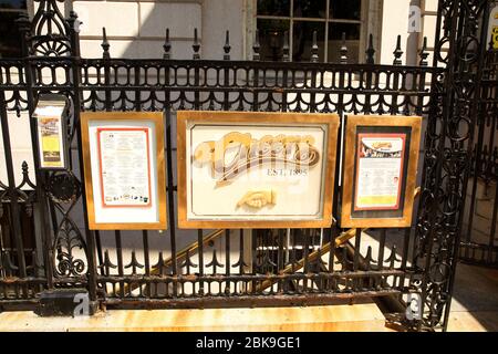 Boston, Massachusetts, USA-Juli 13, 2018:The Cheers Bar, berühmte Fernsehserie Bar. Stockfoto