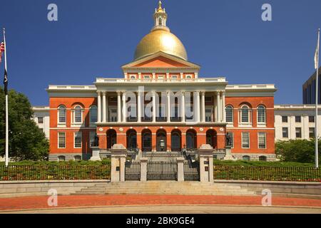 Boston, Massachusetts, USA-Juli 13, 2018:State Library of Massachusetts Stockfoto