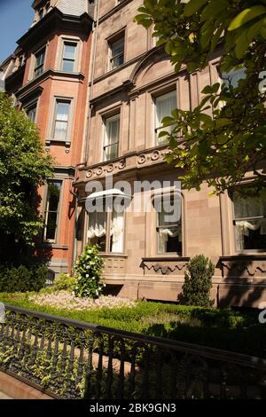 Boston, Massachusetts, US-13. Juli 2018:Neue England Barock Architektur Stockfoto