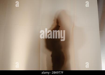 Foto des letzten Mannes, der allein steht Stockfoto