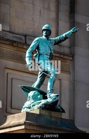 Major General William Earle Denkmal in Liverpool Stockfoto