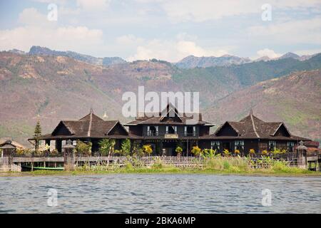 Sky Lake Inle Resort, Maing Thauk Dorf, Inle See, Staat Shan, Myanmar, Asien Stockfoto