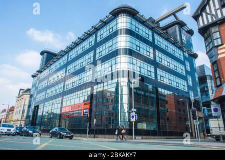 Das Daily Express Building, gelegen an der Great Ancoats Street, Manchester. Stockfoto