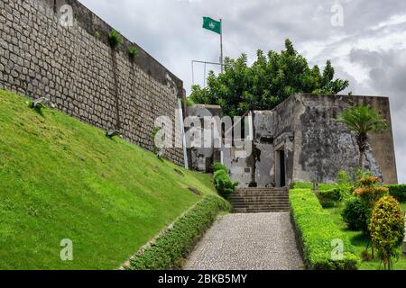 Guia-Festung, portugiesische Kolonialfestung aus dem 17. Jahrhundert in Sao Lazaro in Macau, China Stockfoto