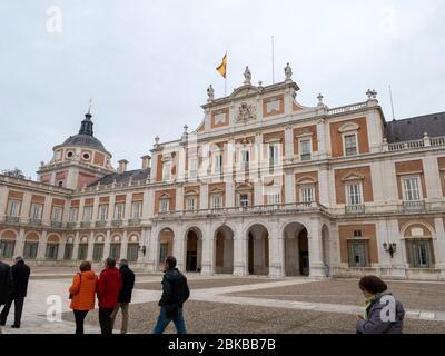 Königspalast von Aranjuez, Spanien, Europa Stockfoto