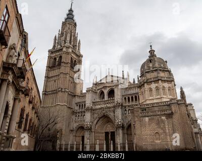 Primatial Cathedral of Saint Mary of Toledo aka Santa Iglesia Catedral Primada de Toledo in Toledo, Spanien, Europa Stockfoto