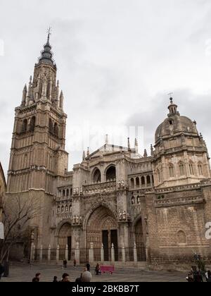 Primatial Cathedral of Saint Mary of Toledo aka Santa Iglesia Catedral Primada de Toledo in Toledo, Spanien, Europa Stockfoto